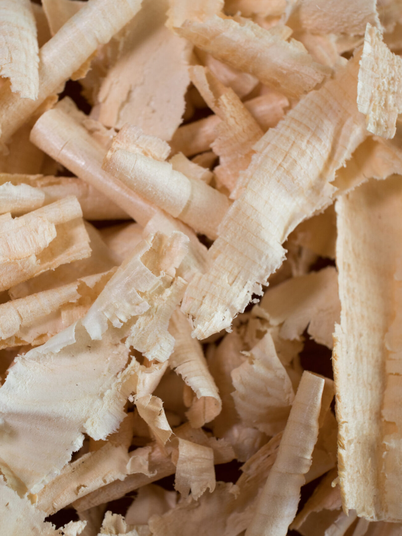 Zirbenspähne Kissenfüllung Nahaufnahme