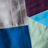Kissenkorner Kissenbezüge aus Baumwoll-Satin in Grau gestreift, Dunkelblau, Weinrot, Hellblau und Minze gestreift